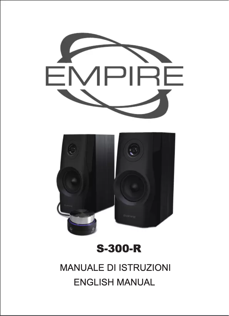 Page n°1 - Manuel utilisateur Empire S-300R