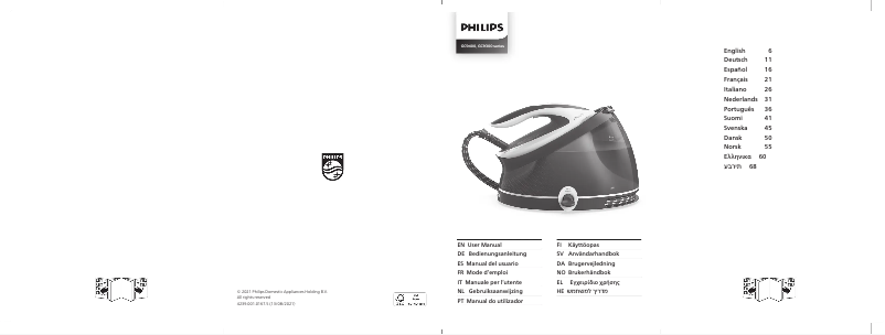 Página 1 del manual Manual de usuario Philips Perfect Care Aqua Pro GC9330