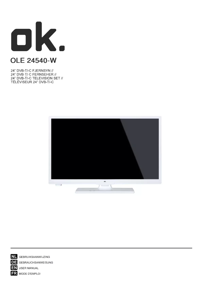 Page 1 de la notice Manuel utilisateur OK OLE 24540-W