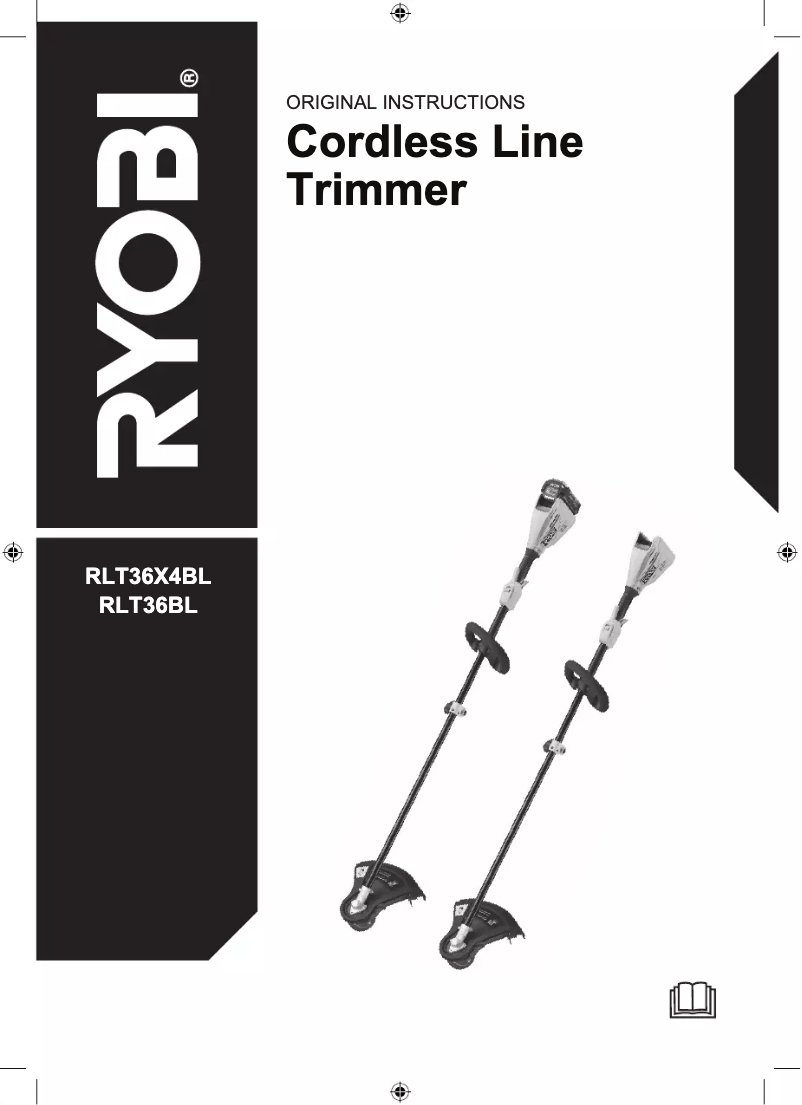 Page 1 de la notice Manuel utilisateur RYOBI RLT36X4BL