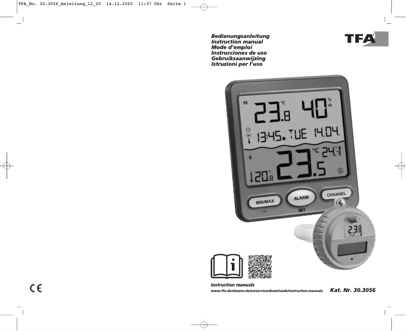 Página 1 del manual Manual de usuario TFA Venice 30.3056.10