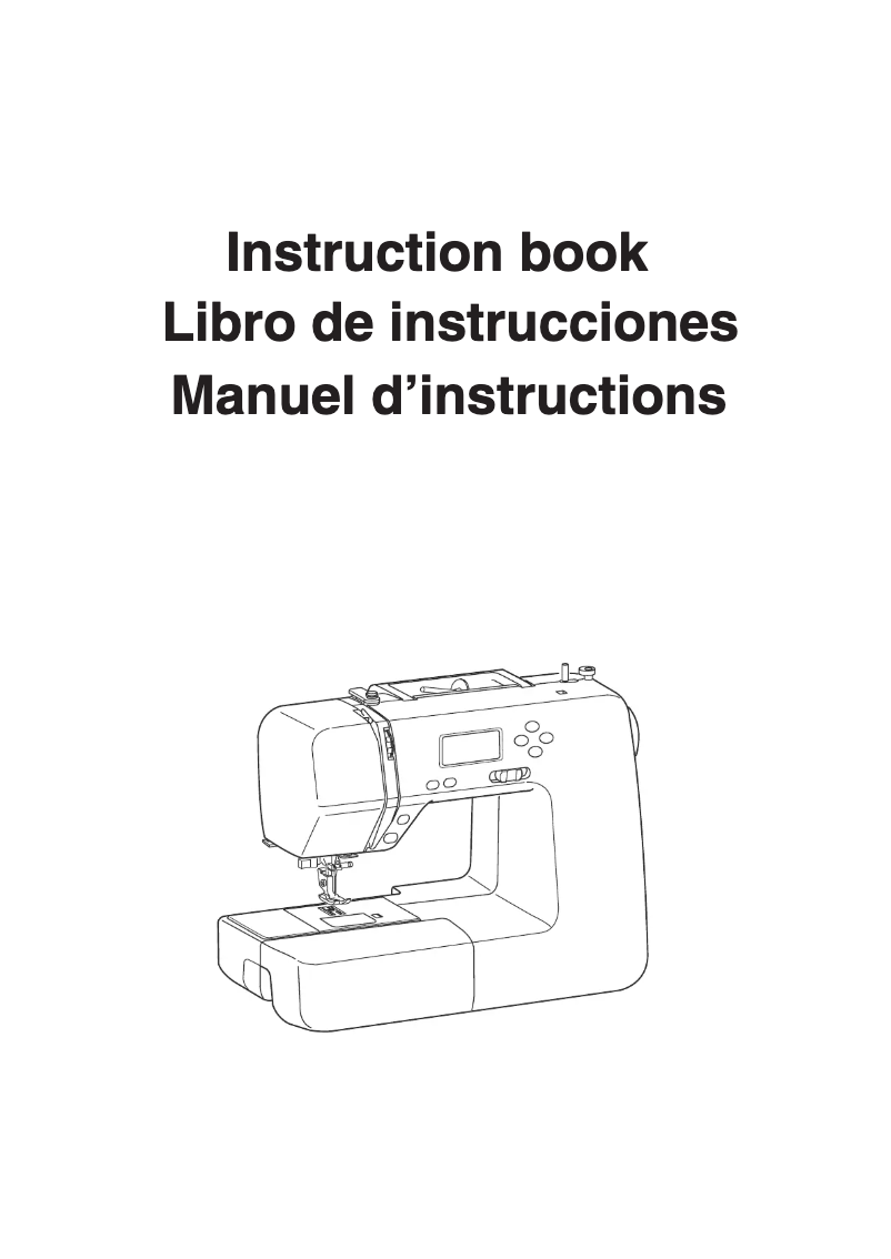 Page 1 de la notice Manuel utilisateur Janome 49018