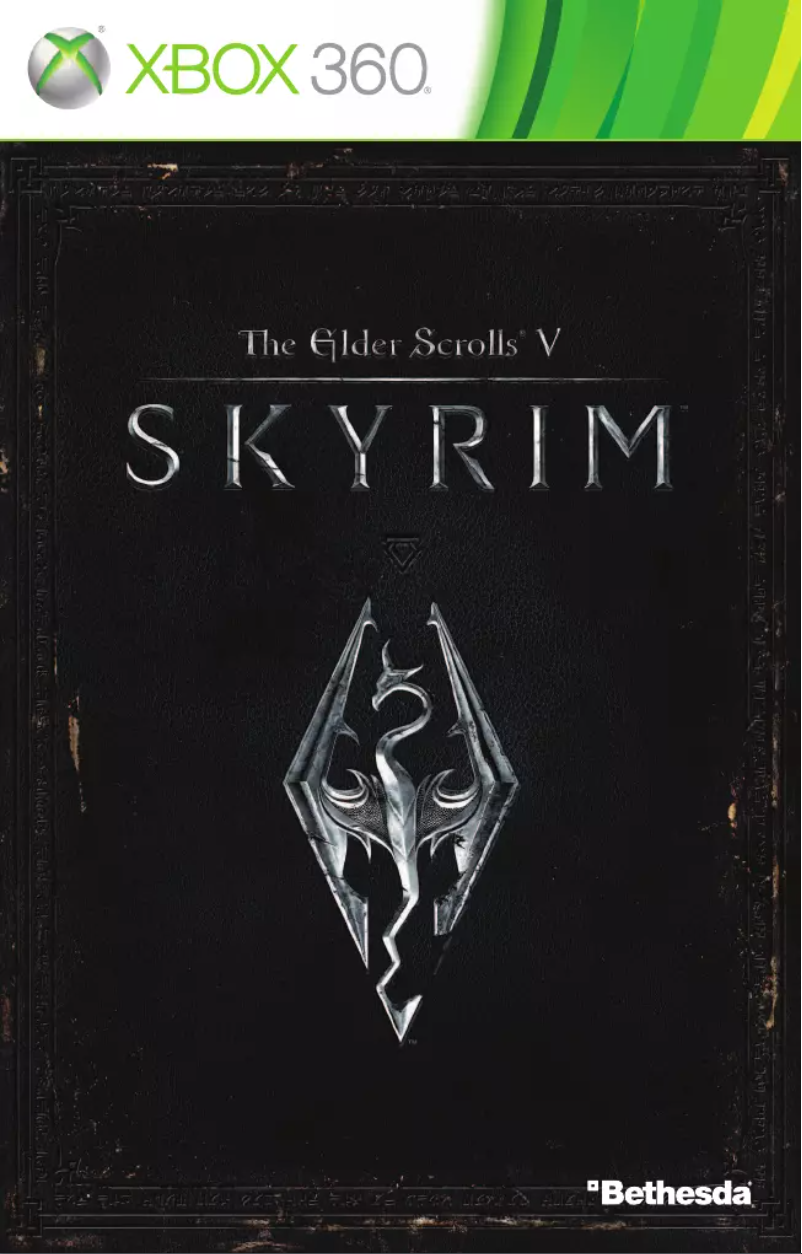 Page 1 de la notice Manuel utilisateur Bethesda The Elder Scrolls V: Skyrim Special Edition (Xbox 360)