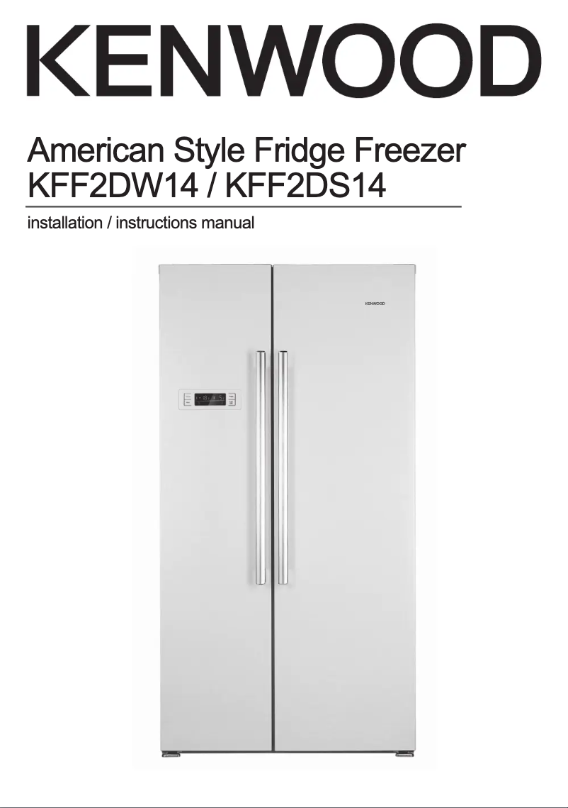Page 1 de la notice Manuel utilisateur Kenwood KFF2DW14
