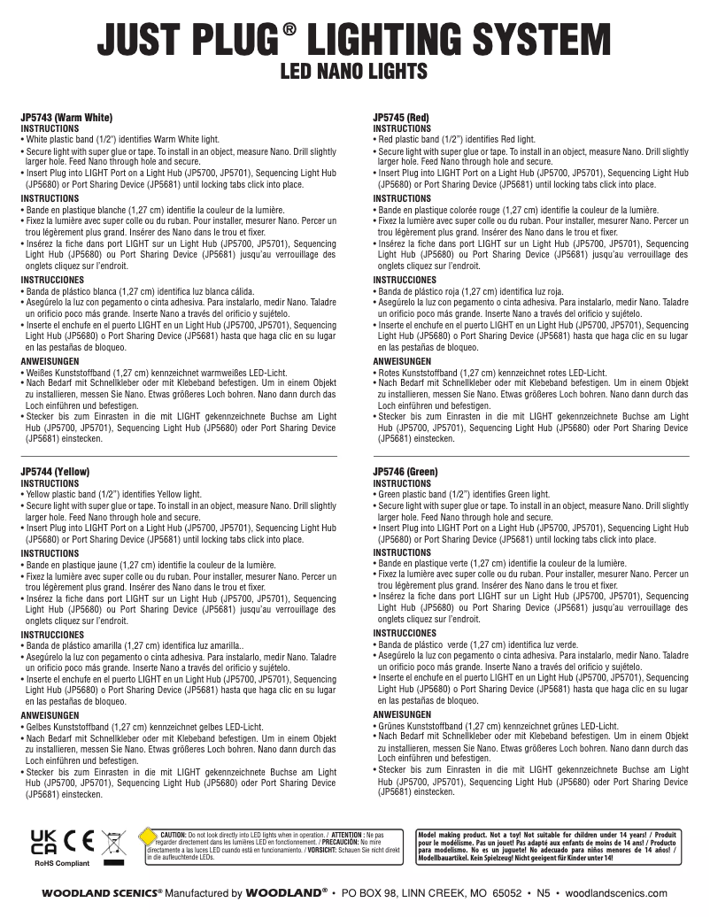 Image de la première page du manuel de l'appareil JP5745