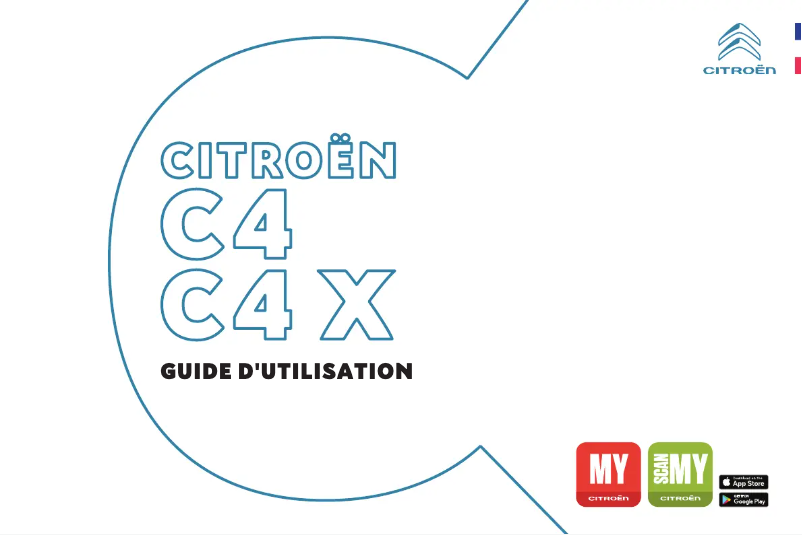 Page 1 de la notice Manuel utilisateur Citroën C4 X (2022)