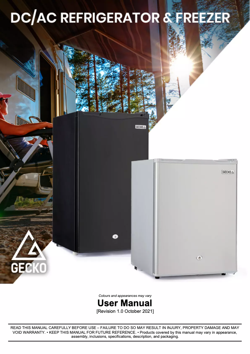 Image de la première page du manuel de l'appareil GKFC-10B