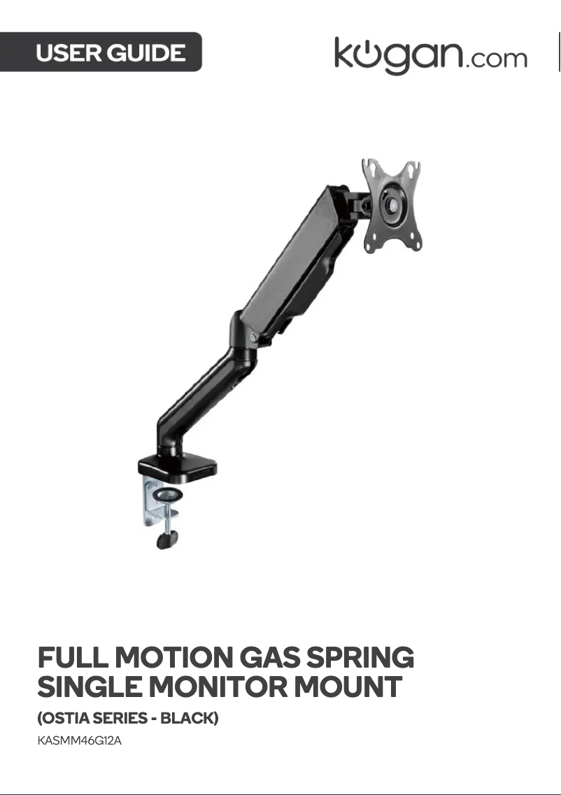 Page 1 de la notice Manuel utilisateur Kogan KASMM46G12A