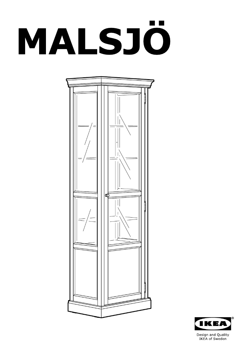 Image de la première page du manuel de l'appareil MALSJÖ 804.745.61