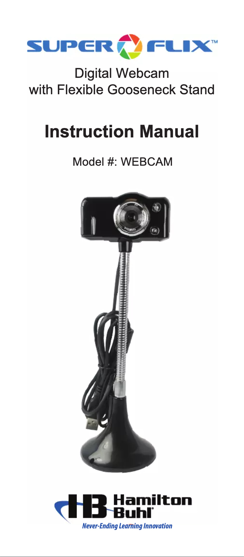 Page 1 de la notice Manuel utilisateur Hamilton Buhl SuperFlix