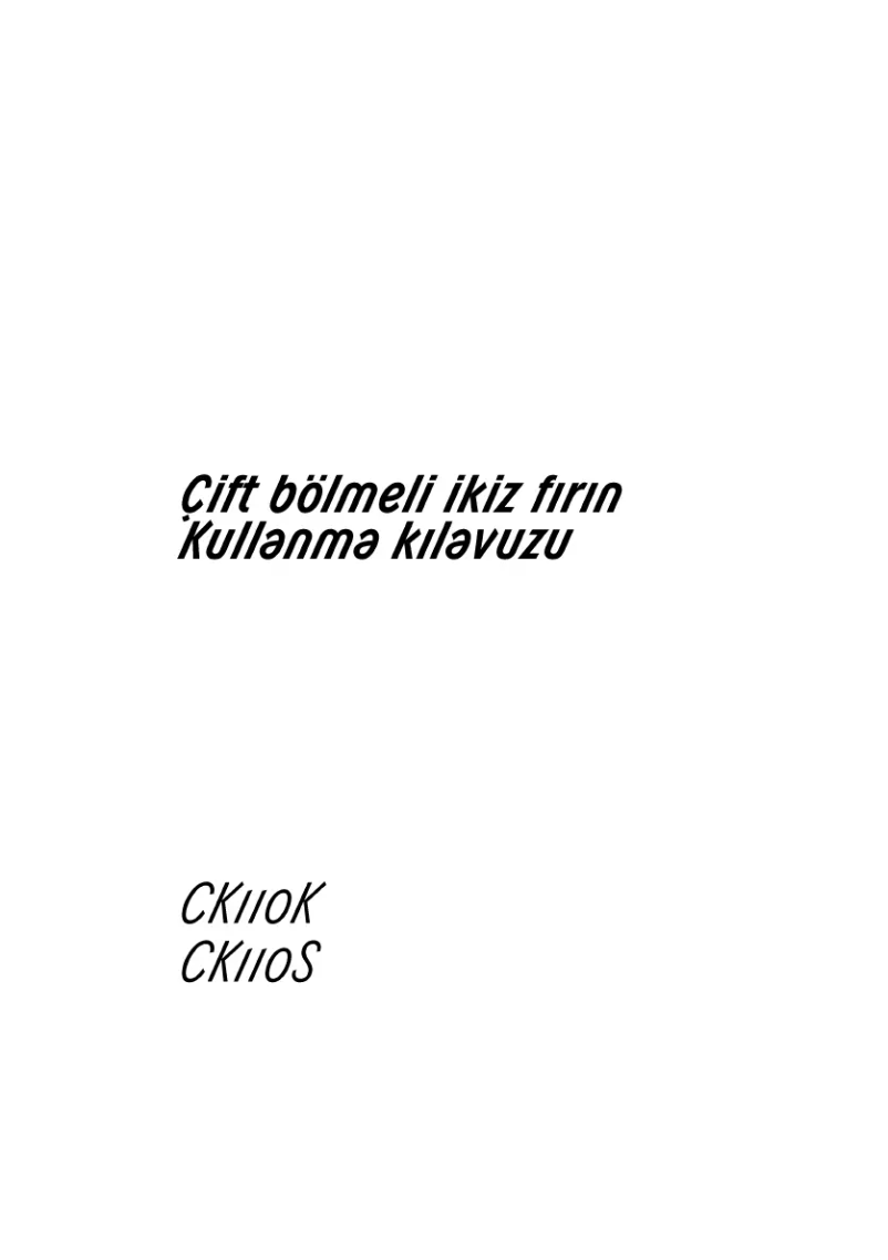 Page 1 de la notice Mode d'emploi Arçelik CK110K