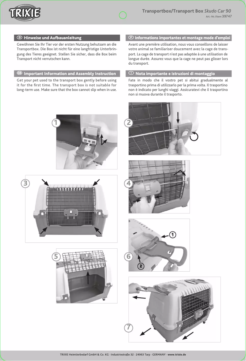 Image de la première page du manuel de l'appareil Skudo Car