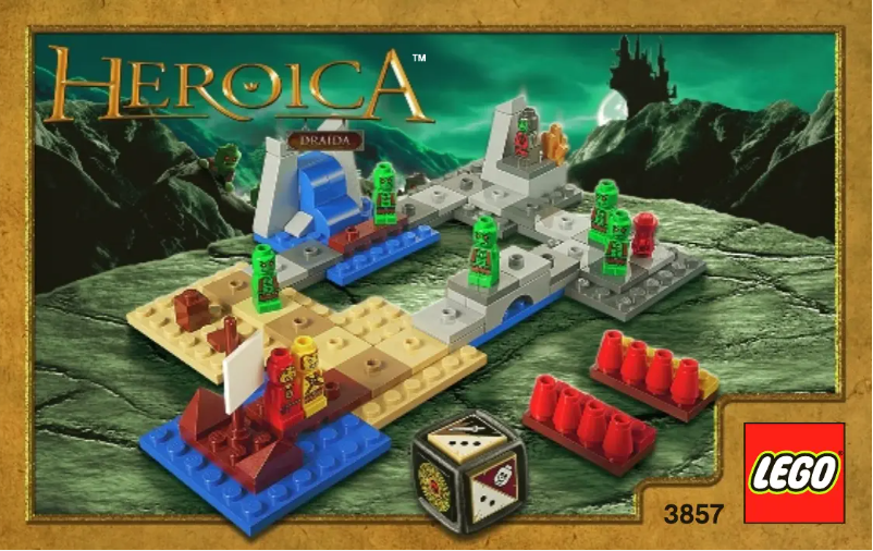 Page 1 de la notice Manuel utilisateur Lego HEROICA Draida Bay