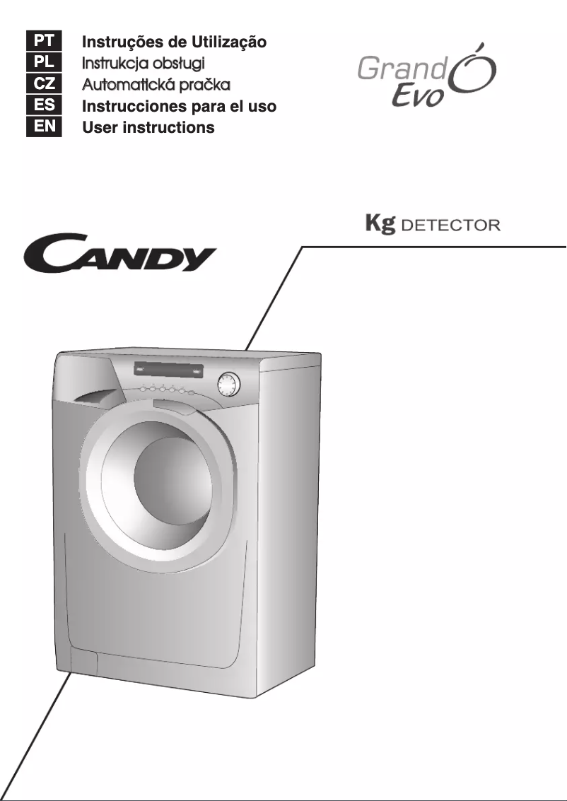 Page n°1 - Manuel utilisateur Candy EVO44 1283D2-S