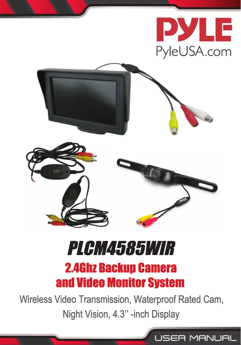 Image de la première page du manuel de l'appareil PLCM4585WIR