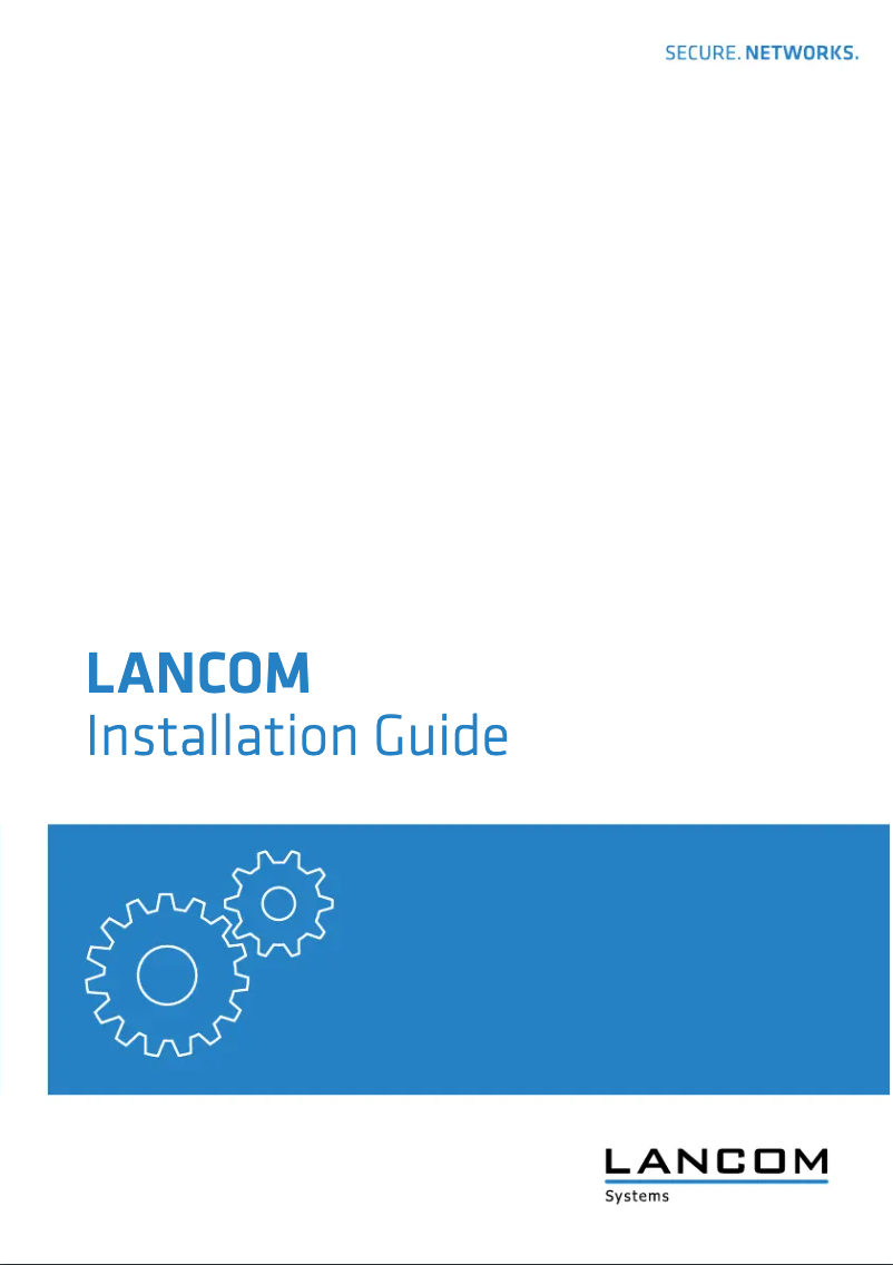 Page n°1 - Manuel utilisateur Lancom 1781VA-4G