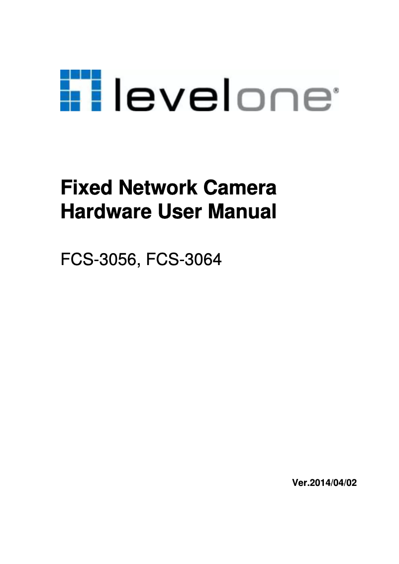 Page n°1 - Manuel utilisateur LevelOne FCS-3056