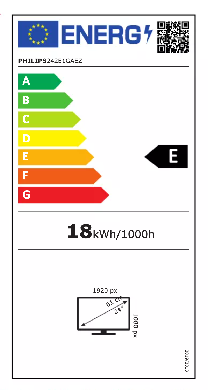 First page image of the manual for 242E1GAEZ
