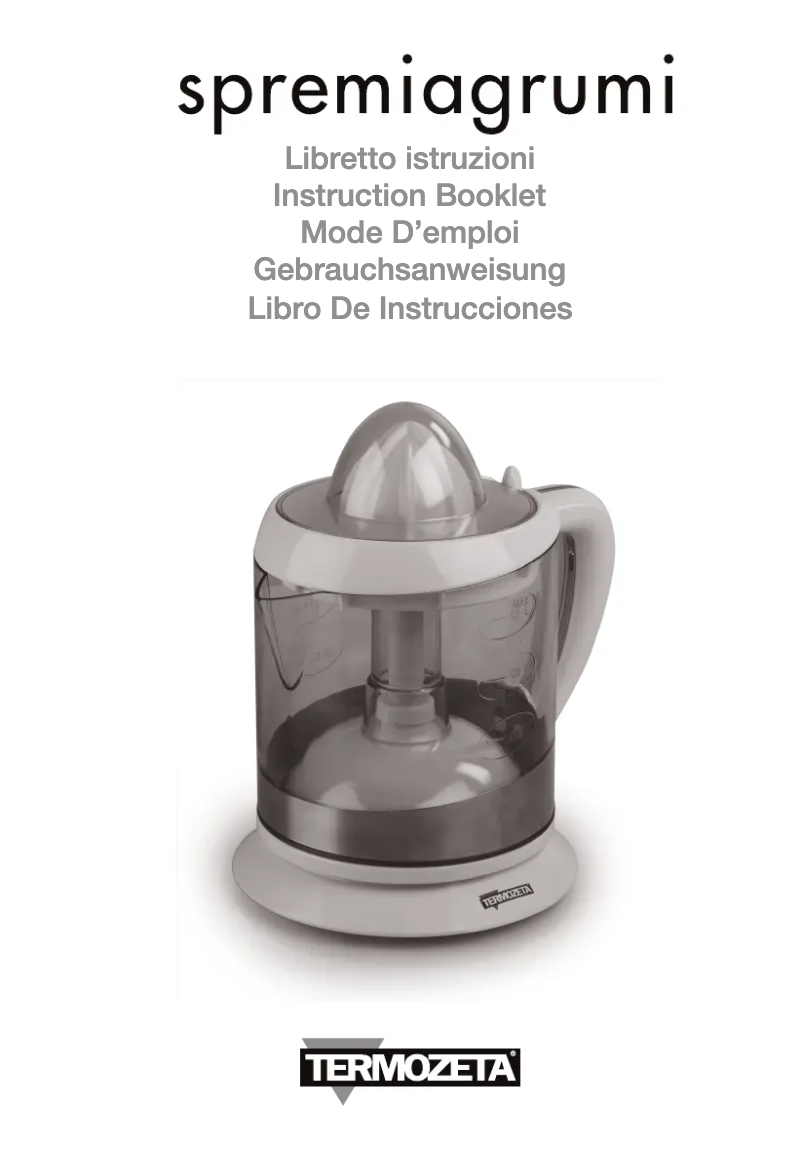 Page 1 de la notice Manuel utilisateur Termozeta 76008