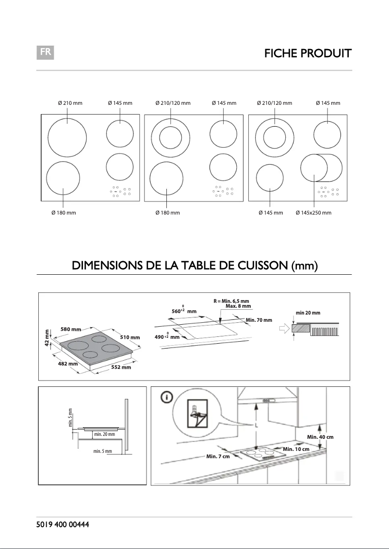 Page 1 de la notice Manuel utilisateur Bauknecht ETC 8640 IN