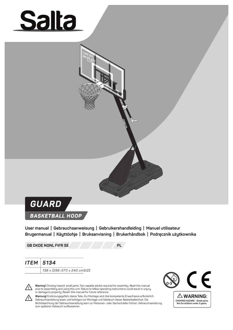 Image de la première page du manuel de l'appareil Guard 5134