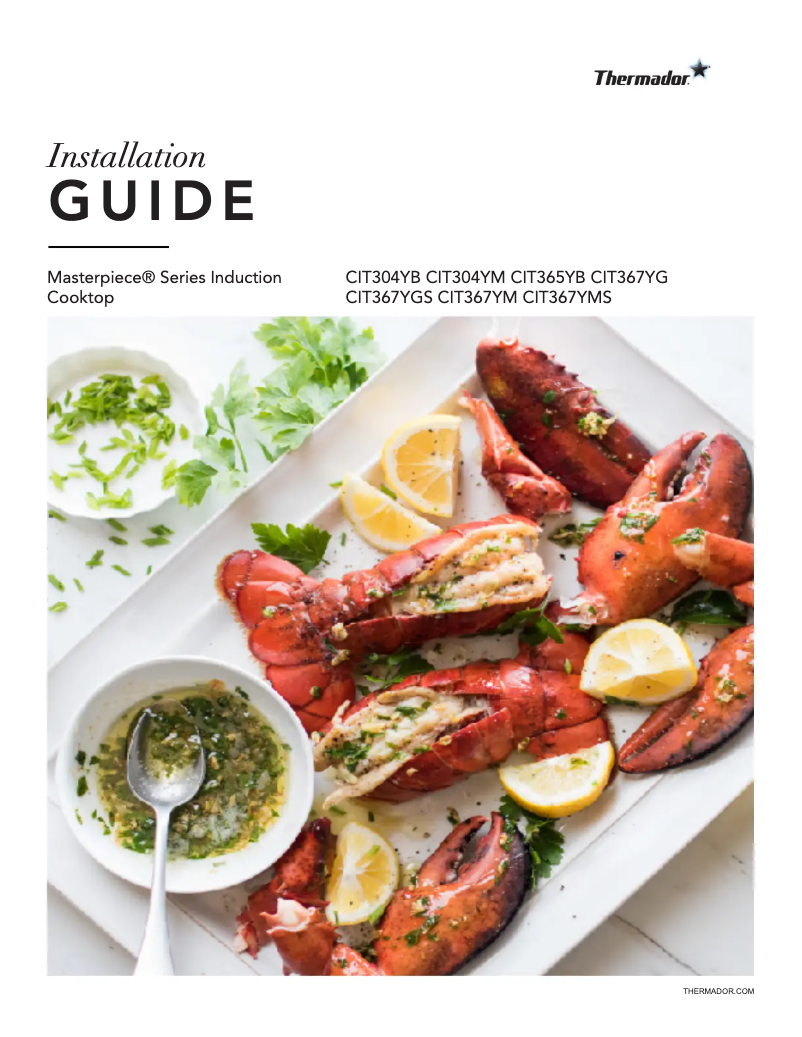 Image de la première page du manuel de l'appareil CIT365YB