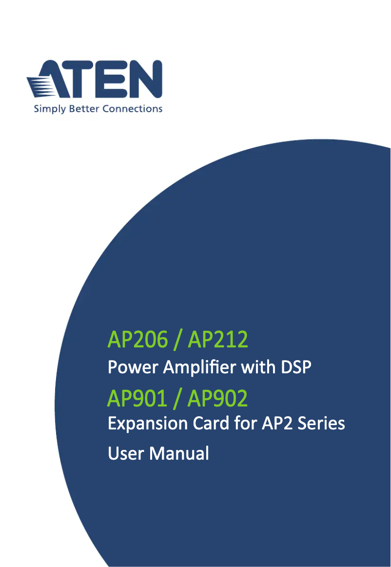 Page n°1 - Manuel utilisateur ATen AP902