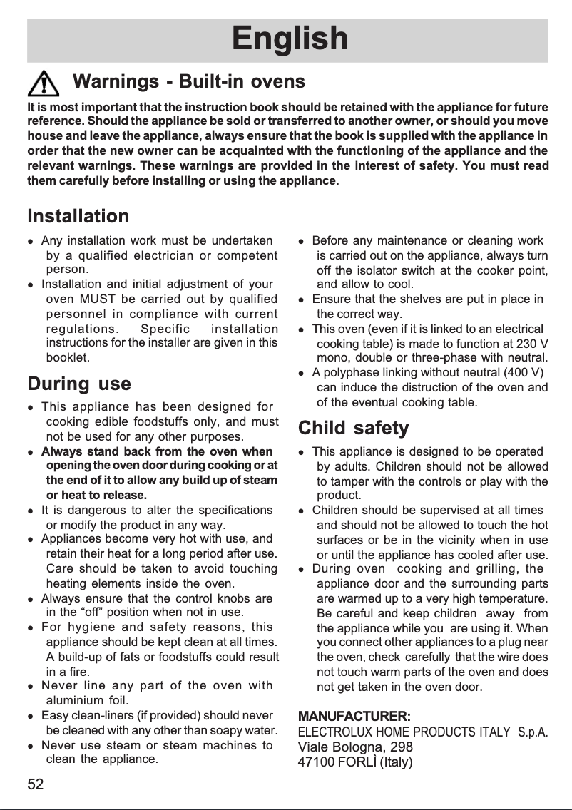 Page n°1 - Manuel utilisateur Zanker ZKH7427X