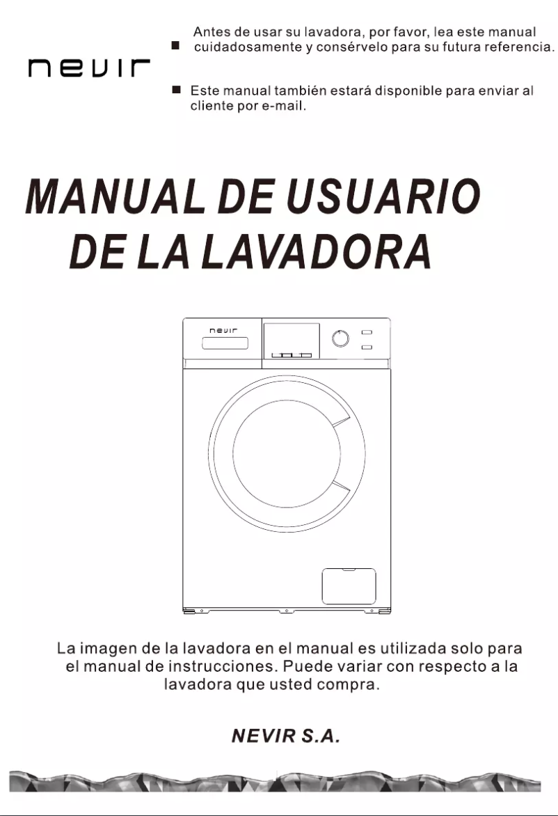 Page 1 de la notice Manuel utilisateur Nevir NVR-4550-IN 8K 1400B