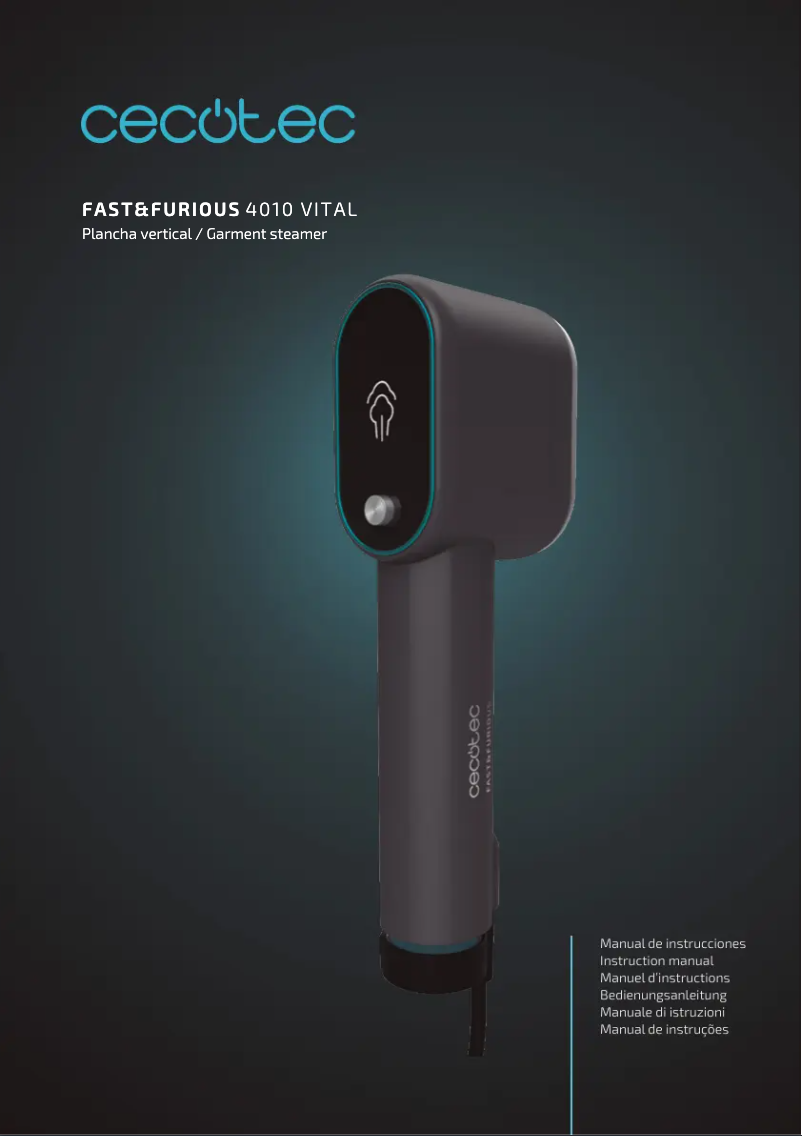 Página 1 del manual Manual de usuario Cecotec Fast&Furious 4010 Vital