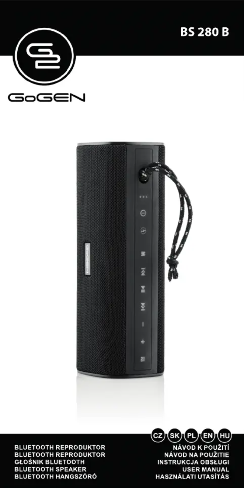 Página 1 del manual Manual de usuario GoGen BS 280B