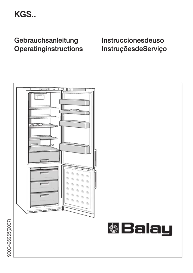 Page n°1 - Manuel utilisateur Balay 3KEB5601