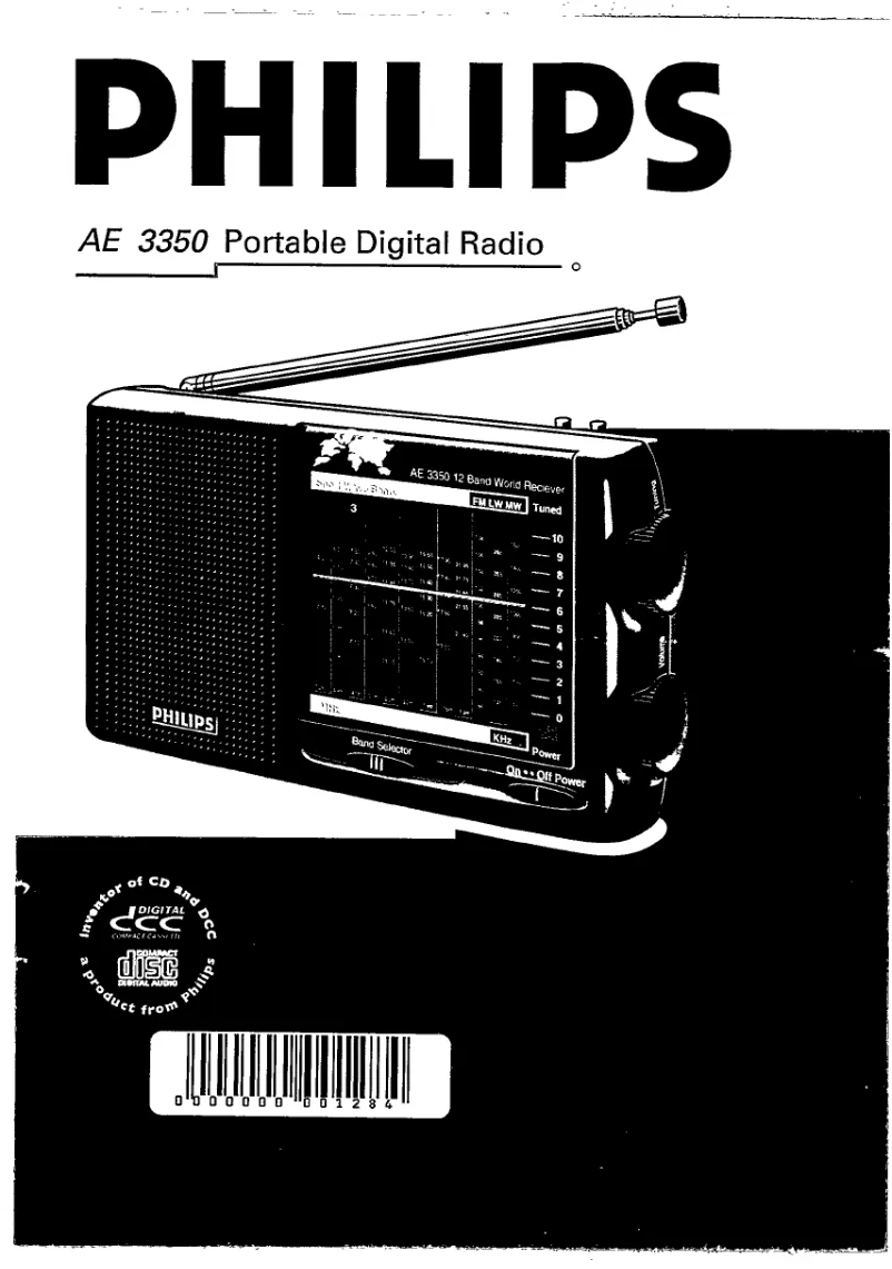 Image de la première page du manuel de l'appareil AE3350
