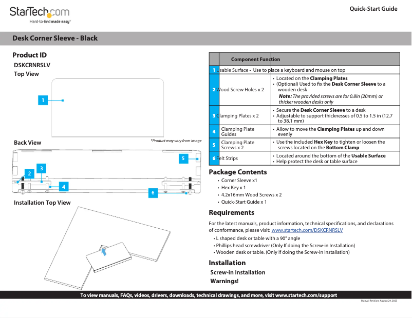 Image de la première page du manuel de l'appareil DSKCRNRSLV