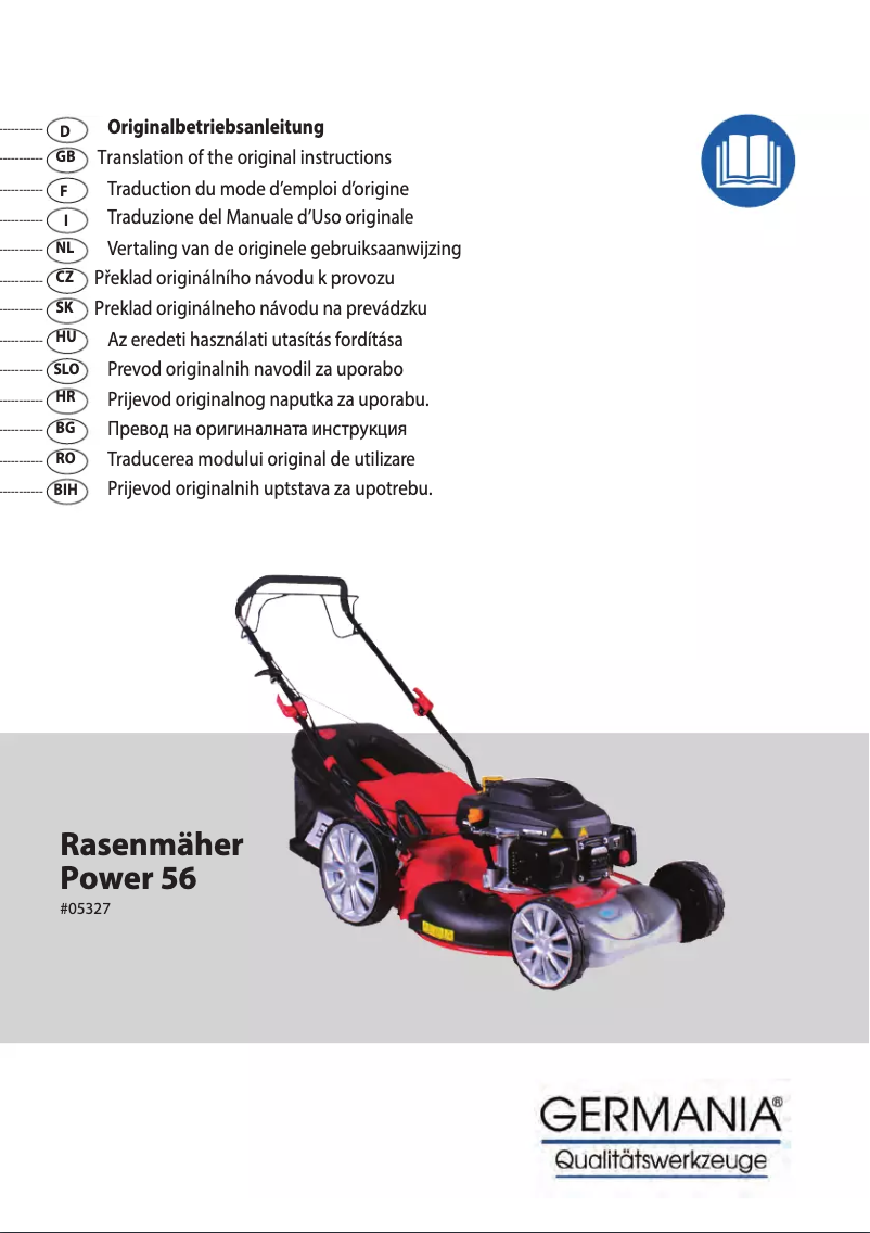 Page 1 de la notice Manuel utilisateur Germania Power 56