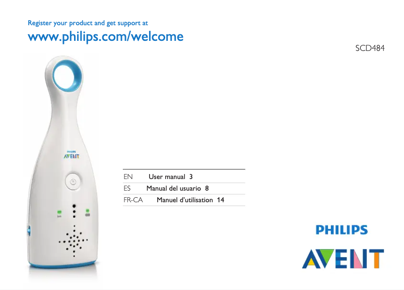 Page 1 de la notice Manuel utilisateur Philips SCD484