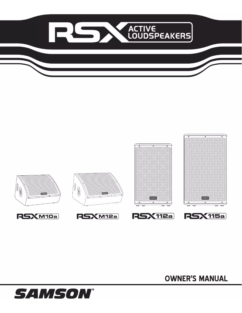 Image de la première page du manuel de l'appareil RSXM12a