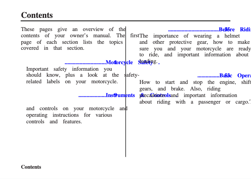 Page 1 de la notice Manuel utilisateur Honda NT700V (2010)