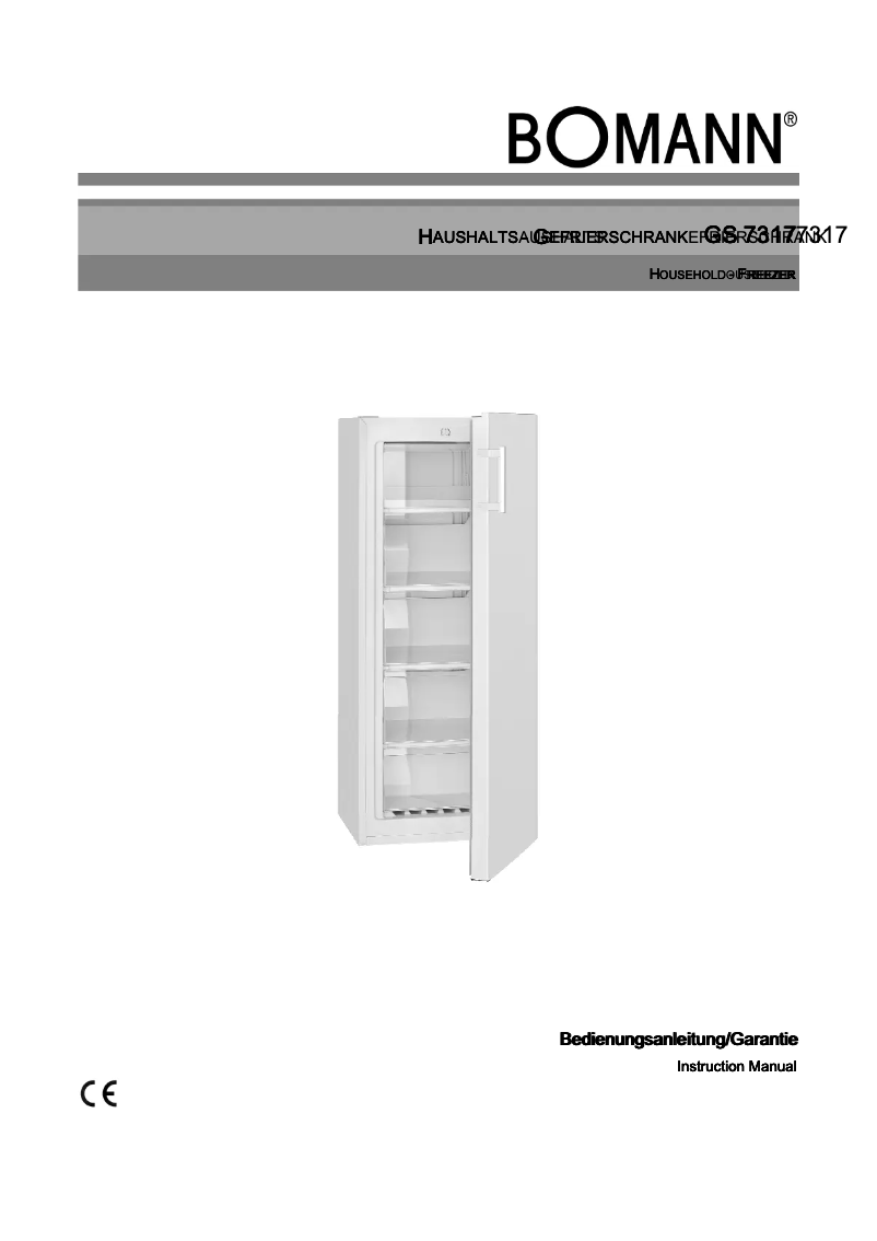Image de la première page du manuel de l'appareil GS 7317 IX