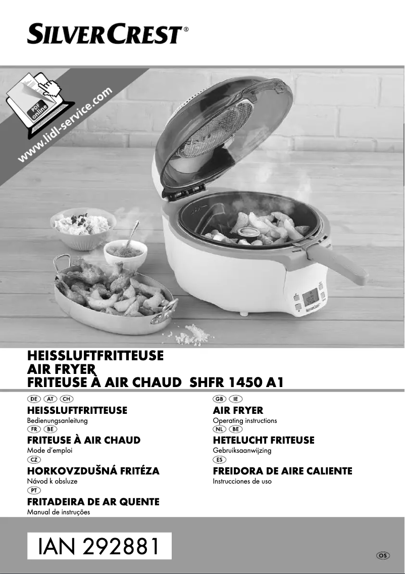 Image de la première page du manuel de l'appareil SHFR 1450 A1