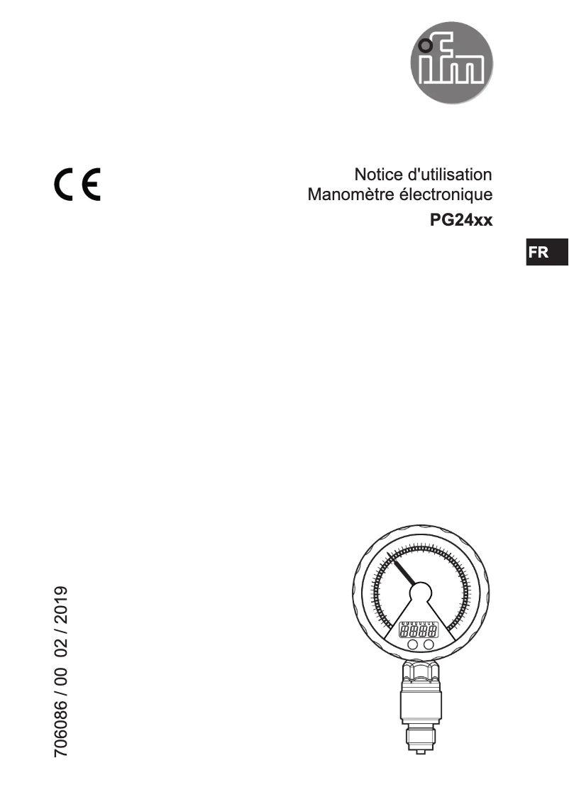 Image de la première page du manuel de l'appareil PG2409