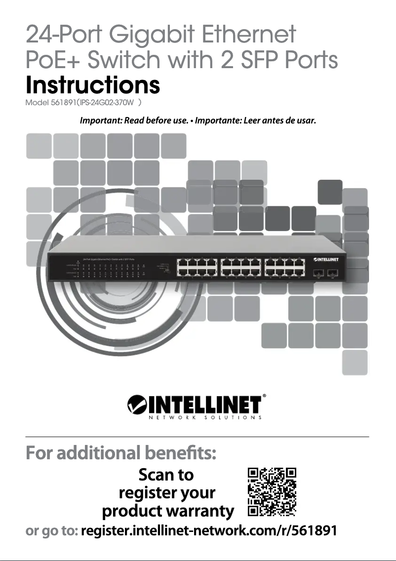 Page n°1 - Manuel utilisateur Intellinet 524148
