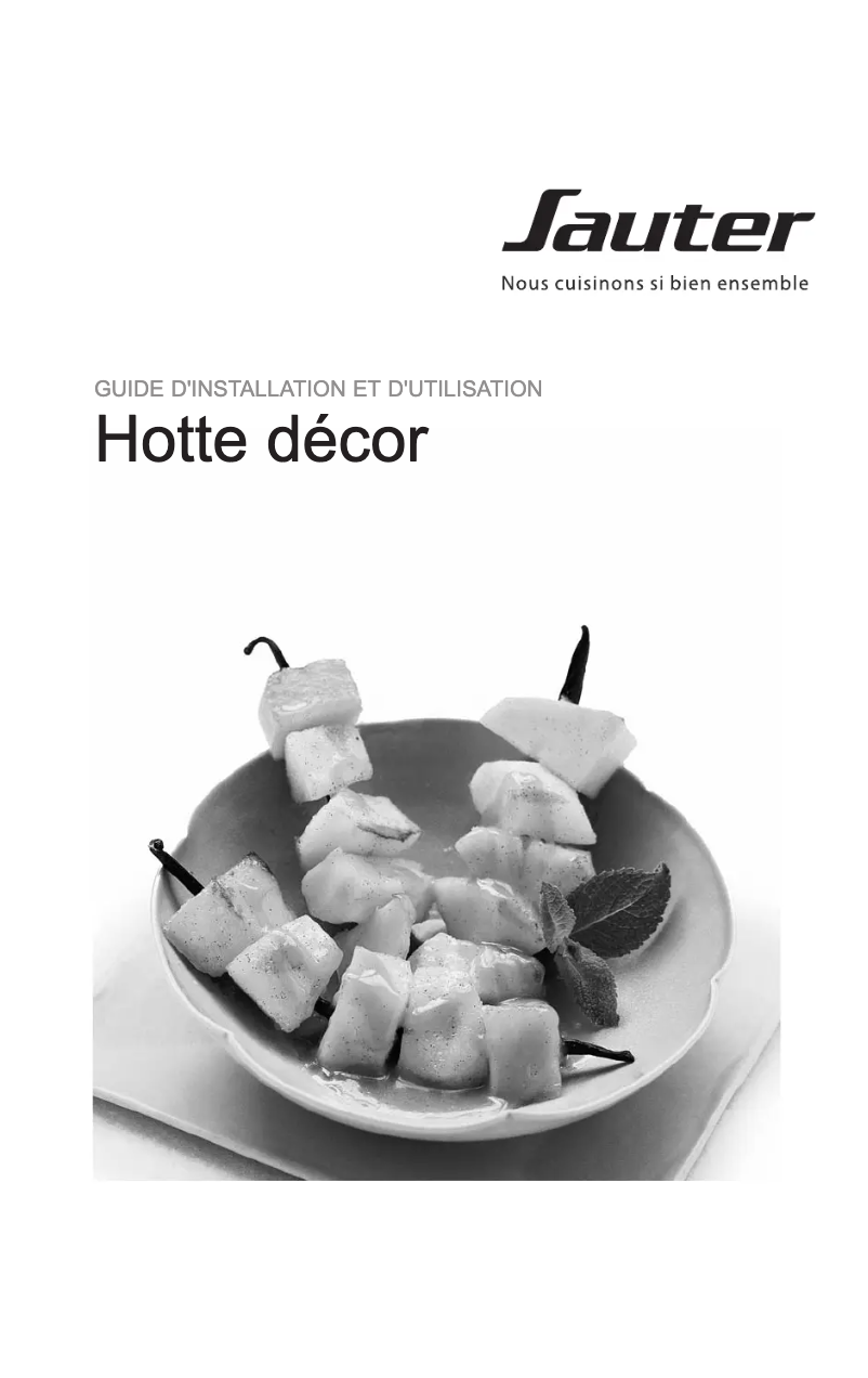Page 1 de la notice Manuel utilisateur Sauter SHG9502X