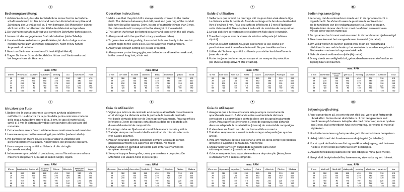 Page 1 de la notice Manuel utilisateur Wolfcraft 5498000