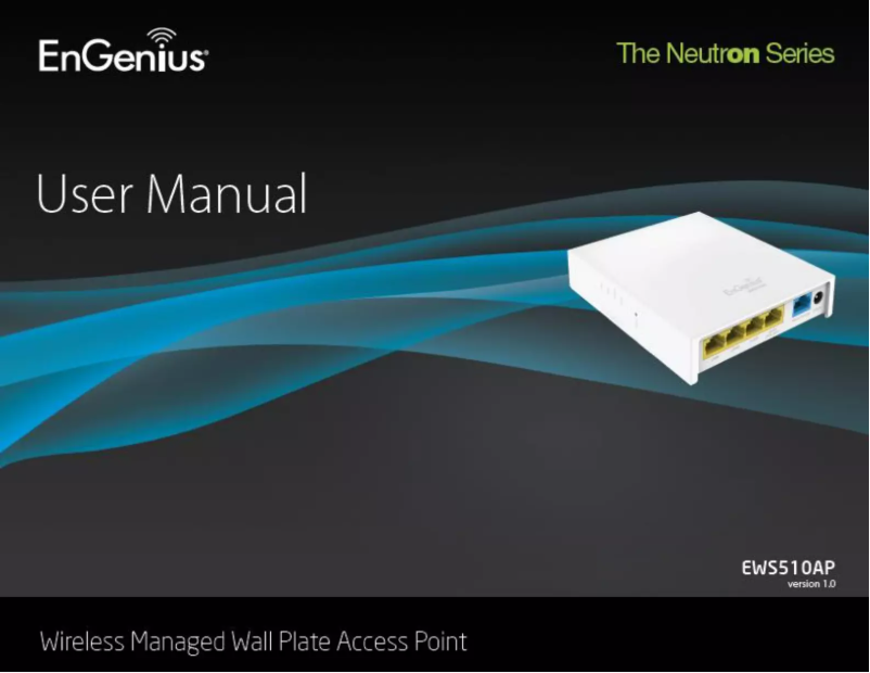 Page n°1 - Manuel utilisateur EnGenius EWS510AP