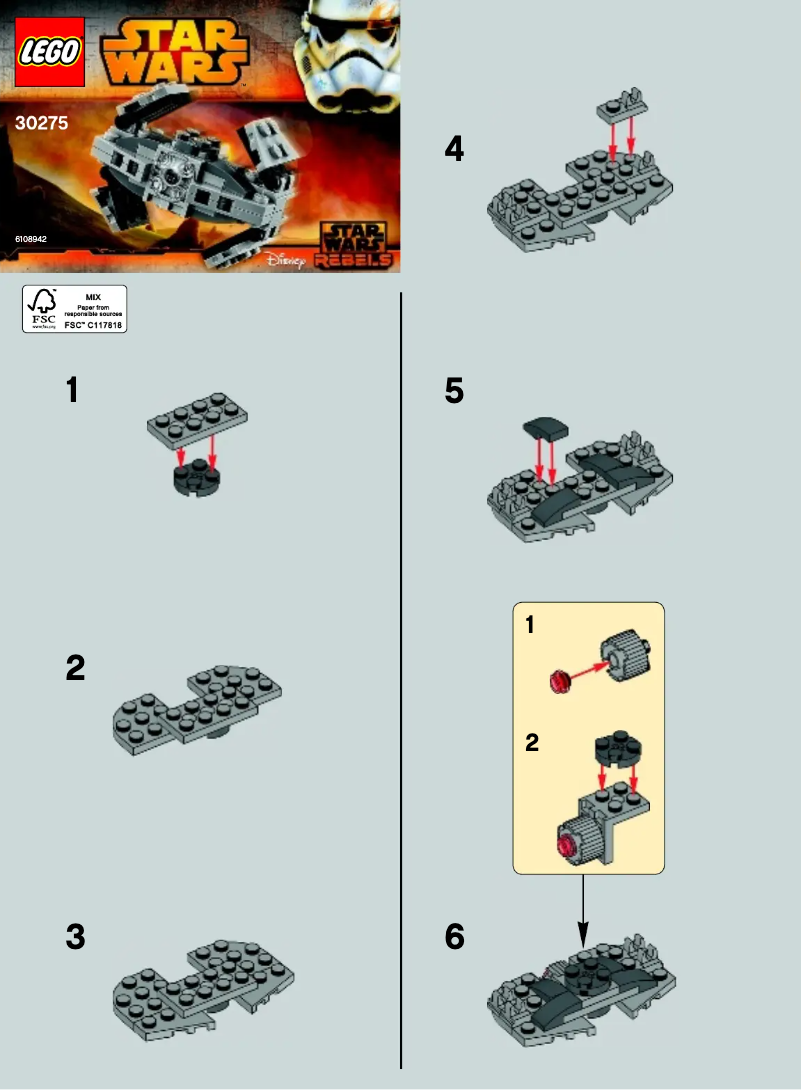 Page n°1 - Manuel utilisateur Lego Star Wars 30275