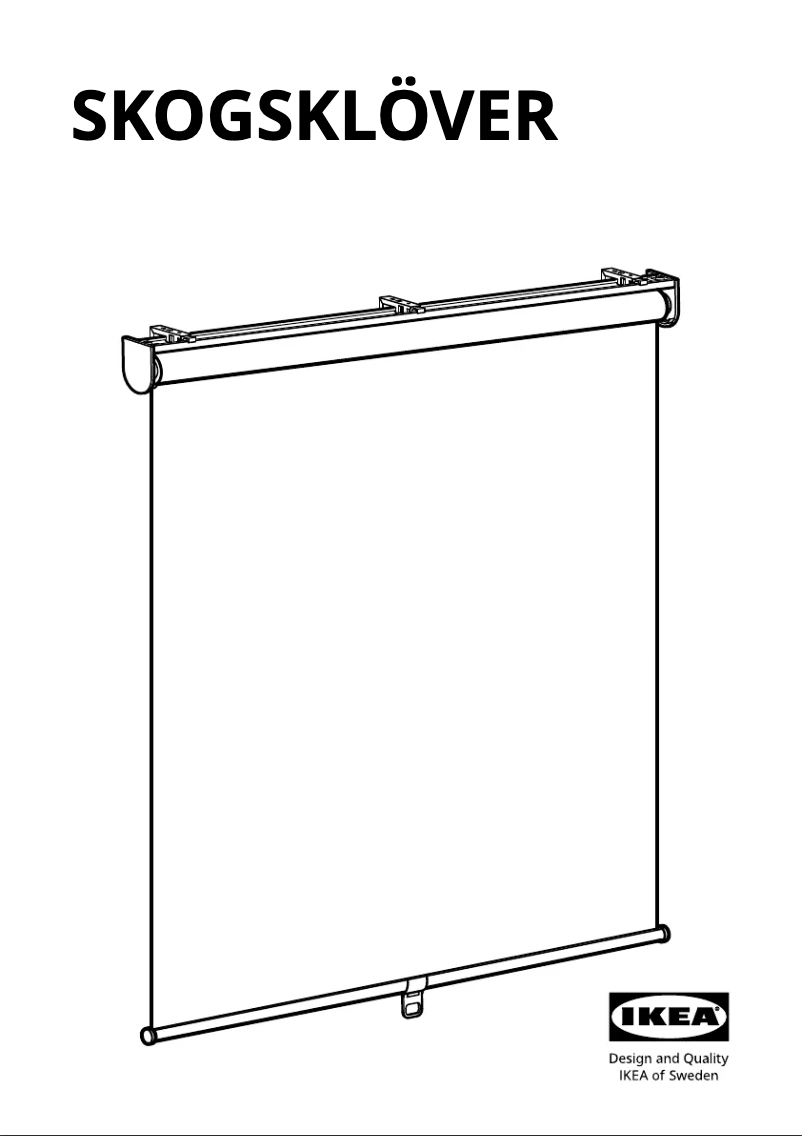 Imagen de la primera página del manual del dispositivo SKOGSKLÖVER 403.144.66