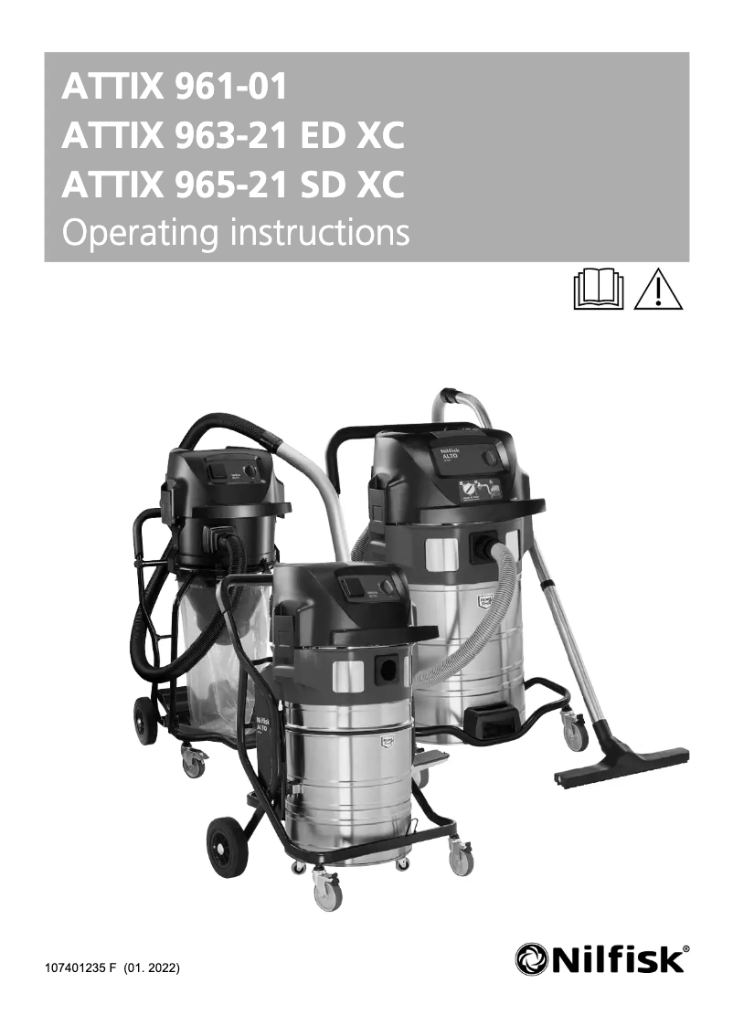 Image de la première page du manuel de l'appareil ATTIX 965-21 SD XC