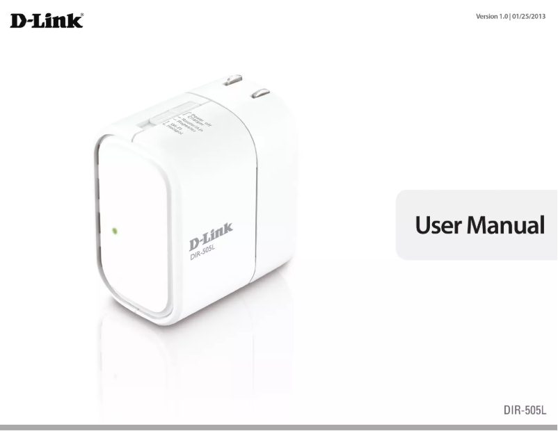 Page n°1 - Manuel utilisateur D-Link DIR-505L