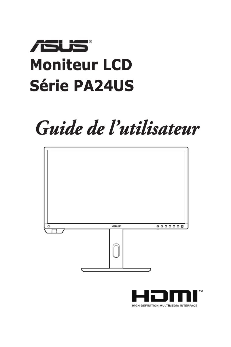 Page n°1 - Manuel utilisateur Asus ProArt PA24US